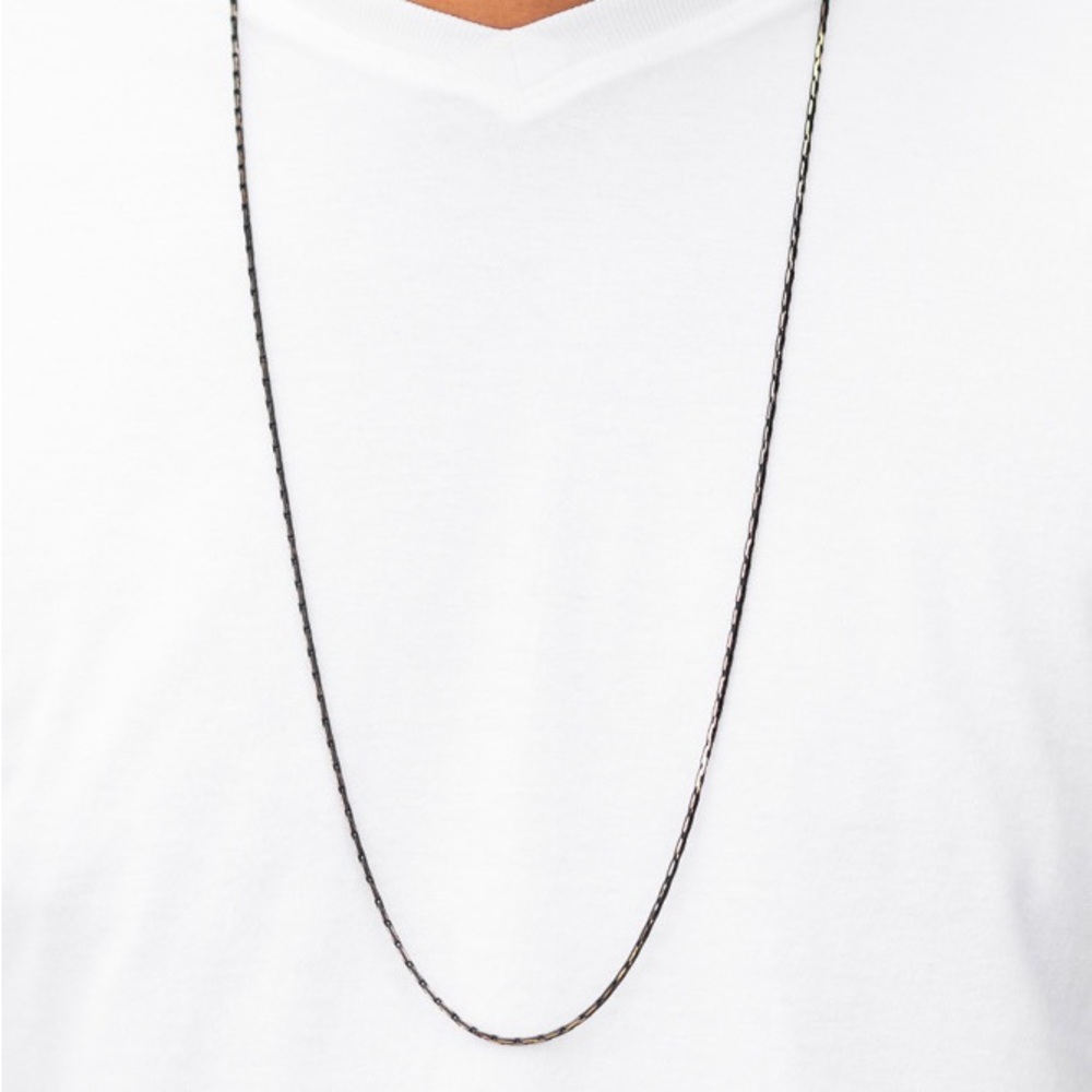 Men’s Unisex Game Day - Gold & Black Necklace
